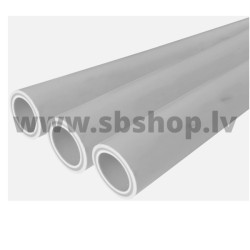 P Caurule pelēka ar šķiedr. PN20 d25*3.5mm apkurei un k.ūd.