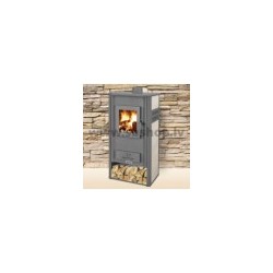 Wood fireplace BLIST ROMA E 20 kW, with central heating, beige