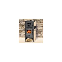 Wood fireplace BLIST AMBASADOR R N 11 kW, with cepeškrāsni, beige