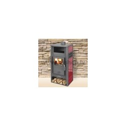 Wood fireplace BLIST AMBASADOR LM N 9 kW, red