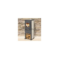Wood fireplace BLIST EKONOMIK LUX N 5 kW, beige