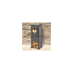 Wood fireplace BLIST EKONOMIK LUX N 5 kW, pelēks