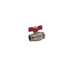 Lodveida valve ARCO with butterfly rokturi M-M 3/4 PN25