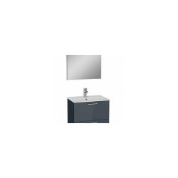 Washbasin with skapīti VITRA 60x38x59cm anthracite, komplektā mirror with apgaismojumu