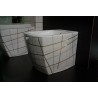 WC Bidē SQUARE balts/zelts 415G