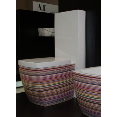 WC Pods SQUARE inside white/outside 430 +SC vāks 100