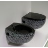 WC bidē OVAL piek. melns ar 401 dekoru
