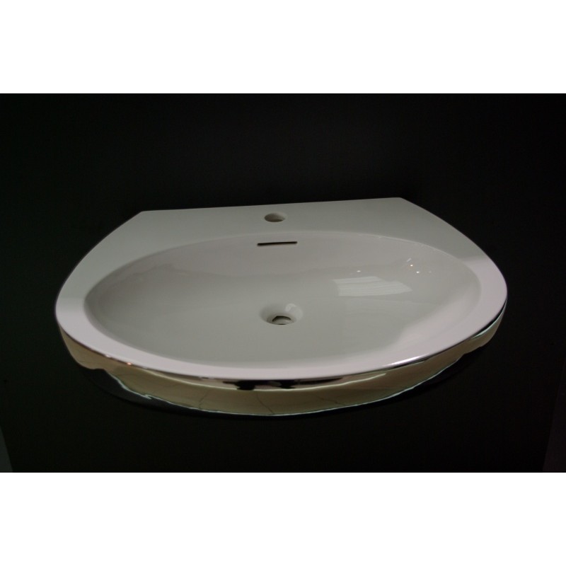 Izlietne OVALE inside white/outside platino 251 AeT Italia