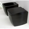 WC Pods SQUARE melns matēts 105+SC vāks 105