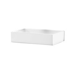 Izlietne THIN RETANGOLARE 53x37 uz virsmas, balta