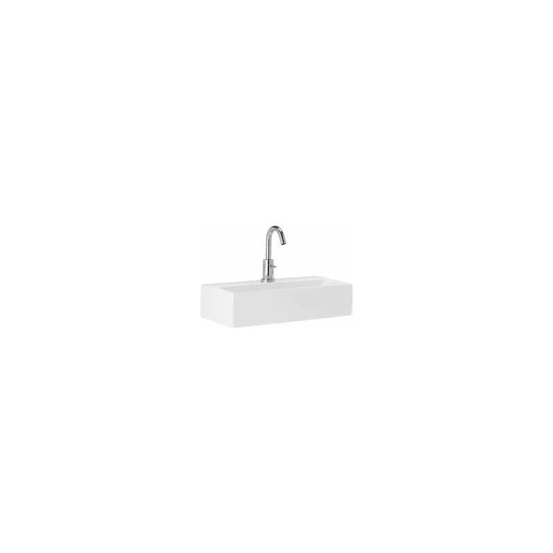 Izlietne BOLD RETTANGOLARE 53x28 pie sienas, balta