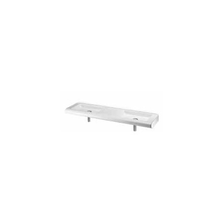 Izlietne CURVET DOUBLE 102x25 pie sienas, balta AeT Italia