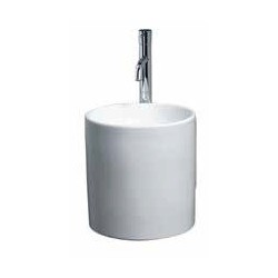 Izlietne CYLINDER 32x32 pie sienas, balta