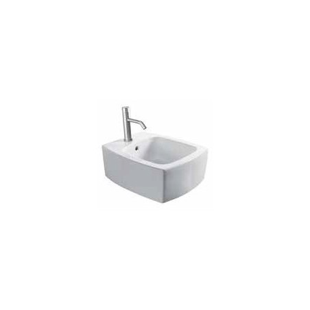 WC bidē SQUARE uz grīdas pulēts balts 100