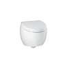 WC pods OVAL piekarams, balts pulēts,  ar s/c vāku 100