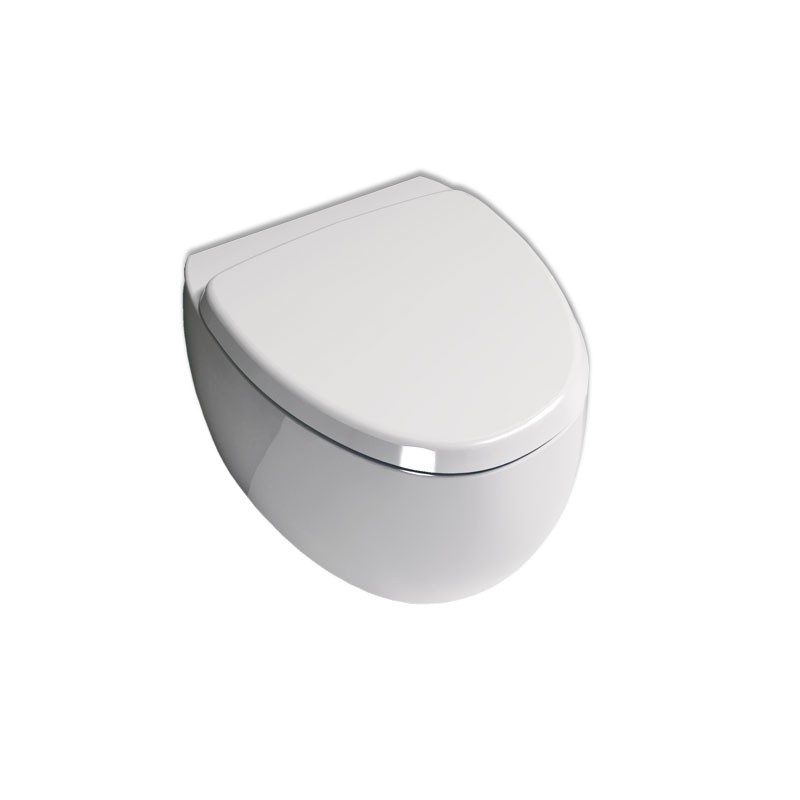 WC Pods DOT balts matēts +SC vāks C551R101