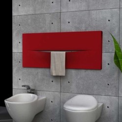 Radiators/dv.žāv. CUT Hor.single balts matēts