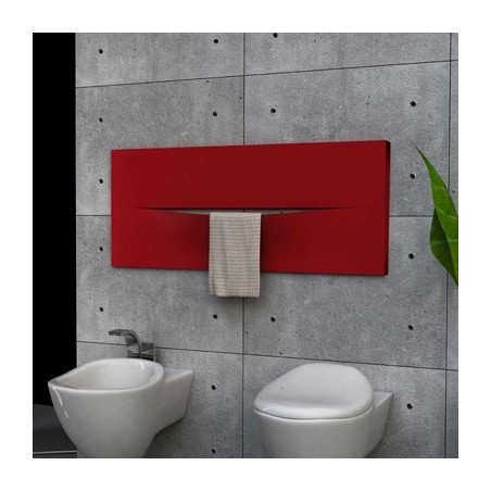 Radiators/dv.žāv. CUT Hor.single balts matēts