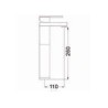 Mais.izl.pagarin.ALTAIR ar SWAROVSKI balts