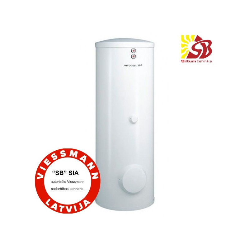 Karstā ūdens tvertnes VITOCELL 100-E SVP 400 L