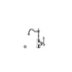 ALPI washbasin mixers LONDON with side rokturi, hroms