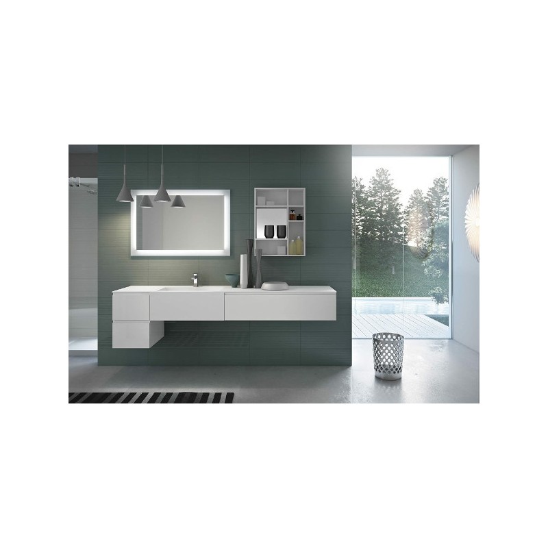 Mēbeļu komplekts STRATOS LINEAR 05 balts