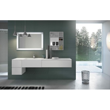 Mēbeļu komplekts STRATOS LINEAR 05 balts