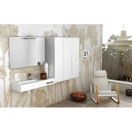 Mēbeļu komplekts STRATOS LINEAR 06 balts