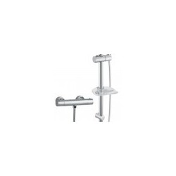 Shower mixer with termostatu A+V and shower statīvu, hroms