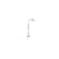 Bath/shower kolonna with termostatu, lietus shower D30cm and rolas shower, teleskopiska, RamonSoler hroms