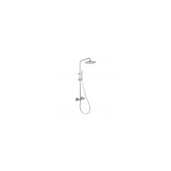 Shower kolonna ALEXIA with termostatu, hand shower and lietus shower D30cm, RamonSoler brushed nickel