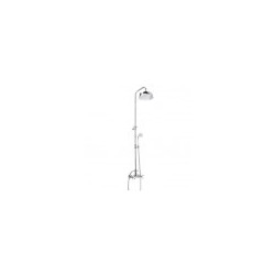 Shower kolonna LADY with shower stieni, shower galvu and hand shower, white matēta