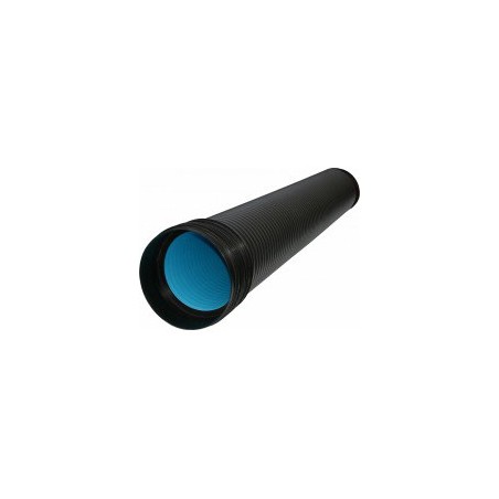Stark dubultsienu caurule ar uzmavu.T8 D110 6m melna