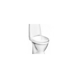 WC Gustavsberg NAUTIC 1510 Hygienic Flush horizontal izvads, līmējams + lid soft close, white