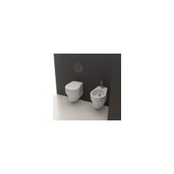 WC toilet bowl K09 wall-hung + S/C lid
