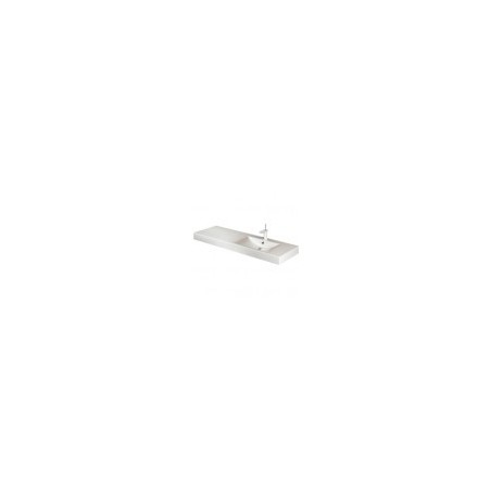 Washbasin LONG STEP 1500 white