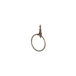 Towel holder ring RETRO brass