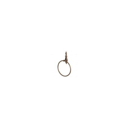 Towel holder ring RETRO brass