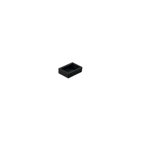 Soap dish stikla QUADRA black