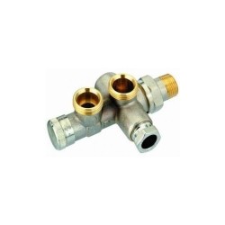 Rad.Sadales vārsts līks(sienā) RTD-KW 3/4 DANFOSS