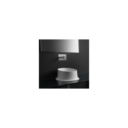 Washbasin CIOTOLA C5 D46x20cm white liekama uz virsmas