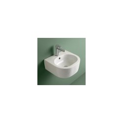 Washbasin FLO 40x37 white KERANAS liekama uz virsmas or stiprināma wall-mounted