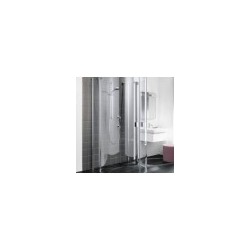 Kermi shower kabīne RAYA Z20 105x90x200, transparent stikls / melni profili