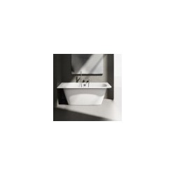 Bathtub SMART 170x75x60cm with baltu noplūdi