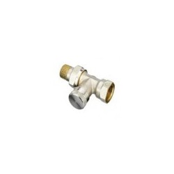 DANFOSS Radiatoru balancing valve straight 1/2` RLV 15 Kvs=2.5