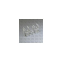 Plastmasas fixings double (baltie) d22