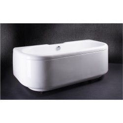 Vanna LONDRA 170x77cm balta ar paneli+sifons