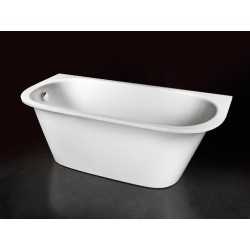 Vanna VARIO M 156x75cm balta+sifons + 2 stūru noapaļošana