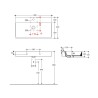 Izlietne CENTO 80x45