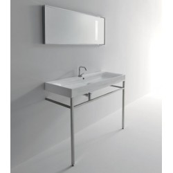 Izlietne CENTO 120x45 kantaina, balta